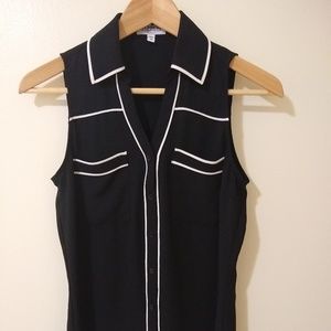 Slim Fit Sleeveless Portofino Shirt